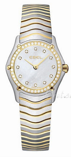 Ebel Classic Mini Naisten kello 1215262 Valkoinen/Teräs Ø23.5 mm