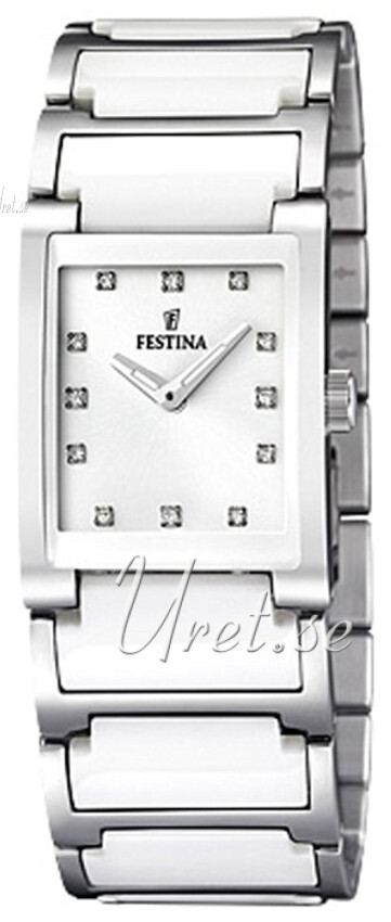 Festina Dress Naisten kello F16536-3 Valkoinen/Teräs