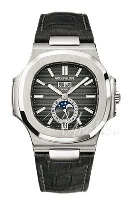 Patek Philippe Nautilus Miesten kello 5726A/001 Musta/Nahka Ø40.5 mm