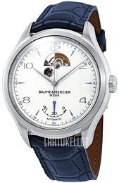 Baume & Mercier Clifton Valkoinen/Nahka Ø43 mm M0A10448