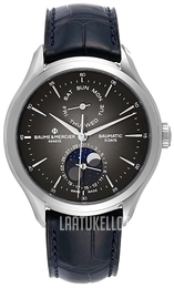 Baume & Mercier Clifton Harmaa/Nahka Ø42 mm M0A10548