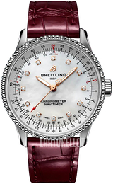 Breitling Navitimer Automatic 35 Valkoinen/Nahka Ø35 mm A17395211A1P1