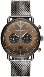 Emporio Armani Aviator Ruskea/Teräs Ø43 mm AR11141