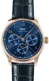 IWC Portugieser Sininen/Nahka Ø42.4 mm IW344205