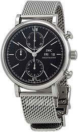 IWC Portofino Musta/Teräs Ø42 mm IW391030