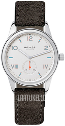Nomos Glashütte Club Valkoinen/Nahka Ø38.5 mm N-735