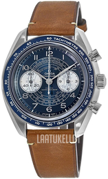 Omega Speedmaster Chronoscope Sininen/Nahka Ø43 mm 329.32.43.51.03.001