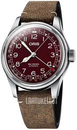 Oris Aviation Punainen/Nahka Ø40 mm 01 754 7741 4068-07 5 20 50