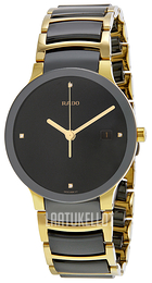 Rado Centrix Musta/Kullansävytetty teräs Ø38 mm R30929712