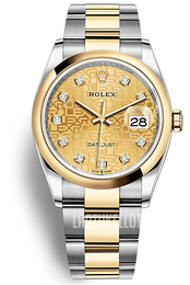 Rolex Samppanja/Teräs Ø36 mm 126203-0034