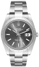 Rolex Harmaa/Teräs Ø41 mm 126334-0013