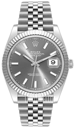 Rolex Harmaa/Teräs Ø41 mm 126334-0014