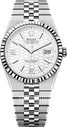 Rolex Land-Dweller Valkoinen/Teräs Ø40 mm 127334-0001