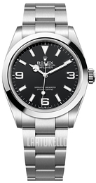 Rolex Explorer Musta/Teräs Ø40 mm 224270-0001