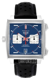 TAG Heuer Monaco Sininen/Nahka CAW211P.FC6356