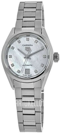TAG Heuer Carrera Valkoinen/Teräs Ø29 mm WBN2412.BA0621