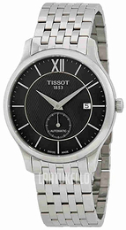 Tissot Tradition Musta/Teräs Ø40 mm T063.428.11.058.00