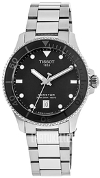 Tissot T-sport Seastar Musta/Teräs Ø40 mm T120.410.11.051.00