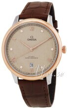 Omega Miesten kello 434.23.40.20.59.001 De Ville Prestige Beige/Nahka