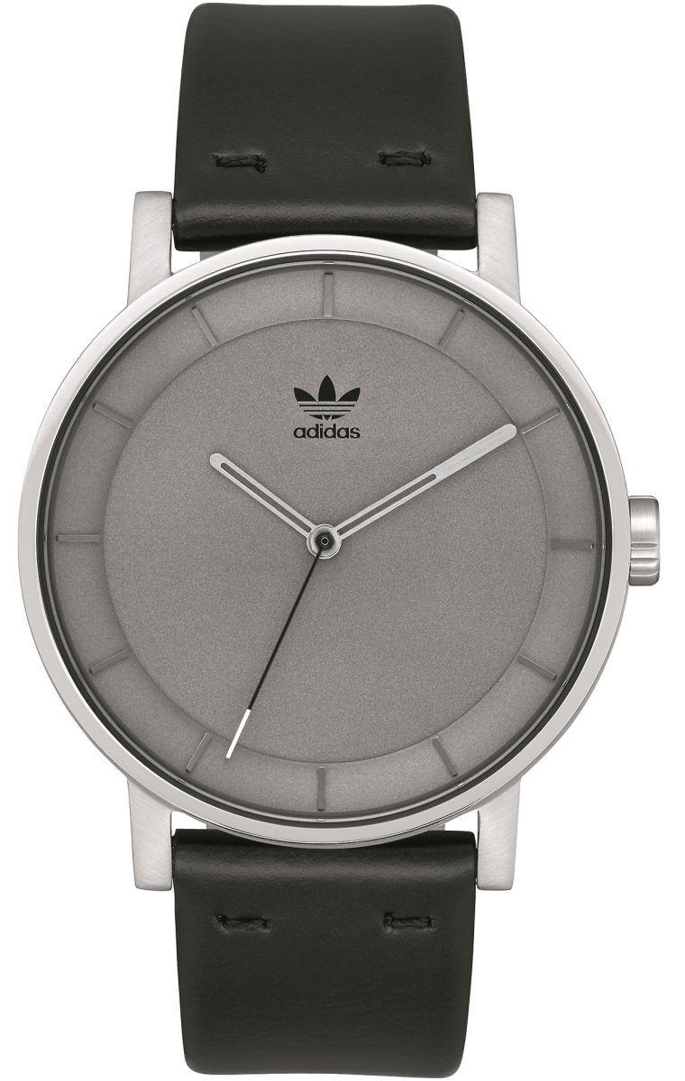 Adidas District L1 Naisten kello Z08-2926-00 Harmaa/Nahka Ø40 mm