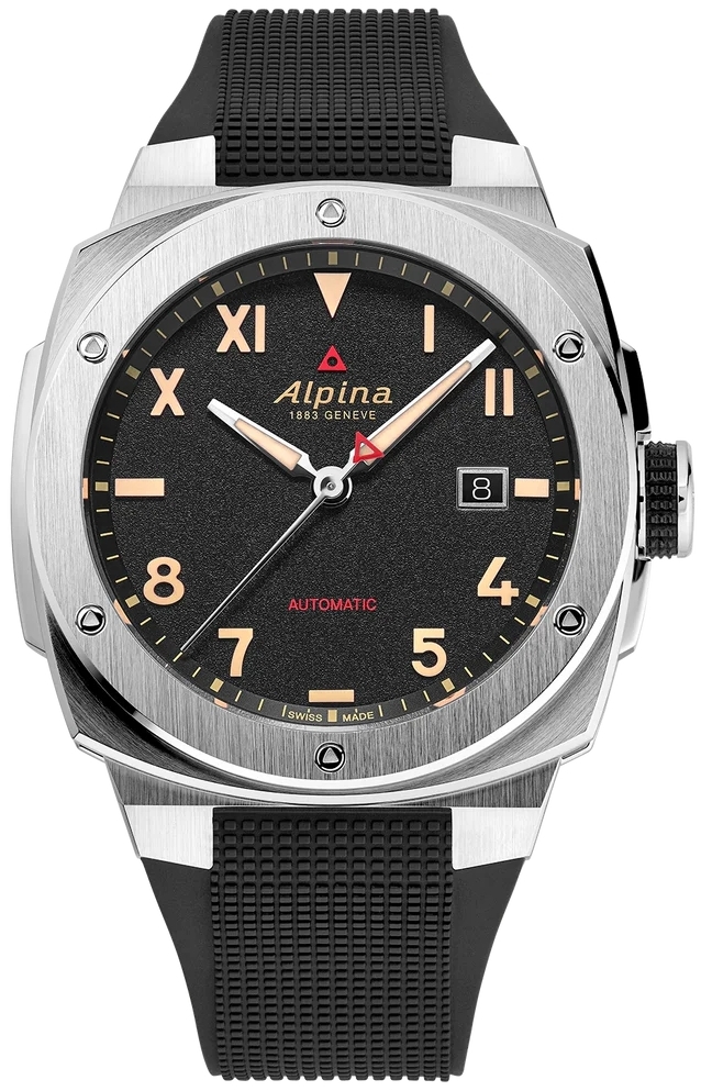 Alpina Miesten kello AL-525BB4AE6 Alpiner Extreme Musta/Kumi Ø41 mm