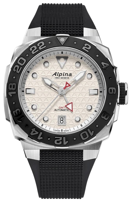 Alpina Miesten kello AL-560LG3VE6 Seastrong Diver Extreme Hopea/Kumi