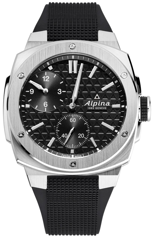 Alpina Miesten kello AL-650B4AE6 Alpiner Extreme Musta/Kumi Ø41 mm