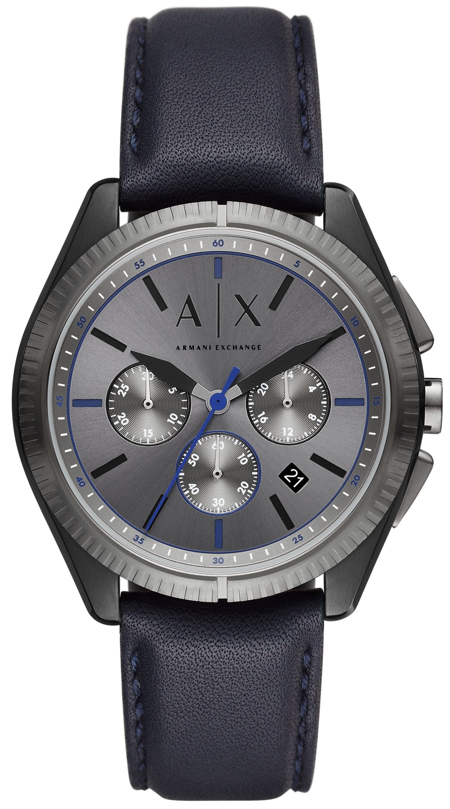 Armani Exchange Giacomo Miesten kello AX2855 Harmaa/Nahka Ø43 mm