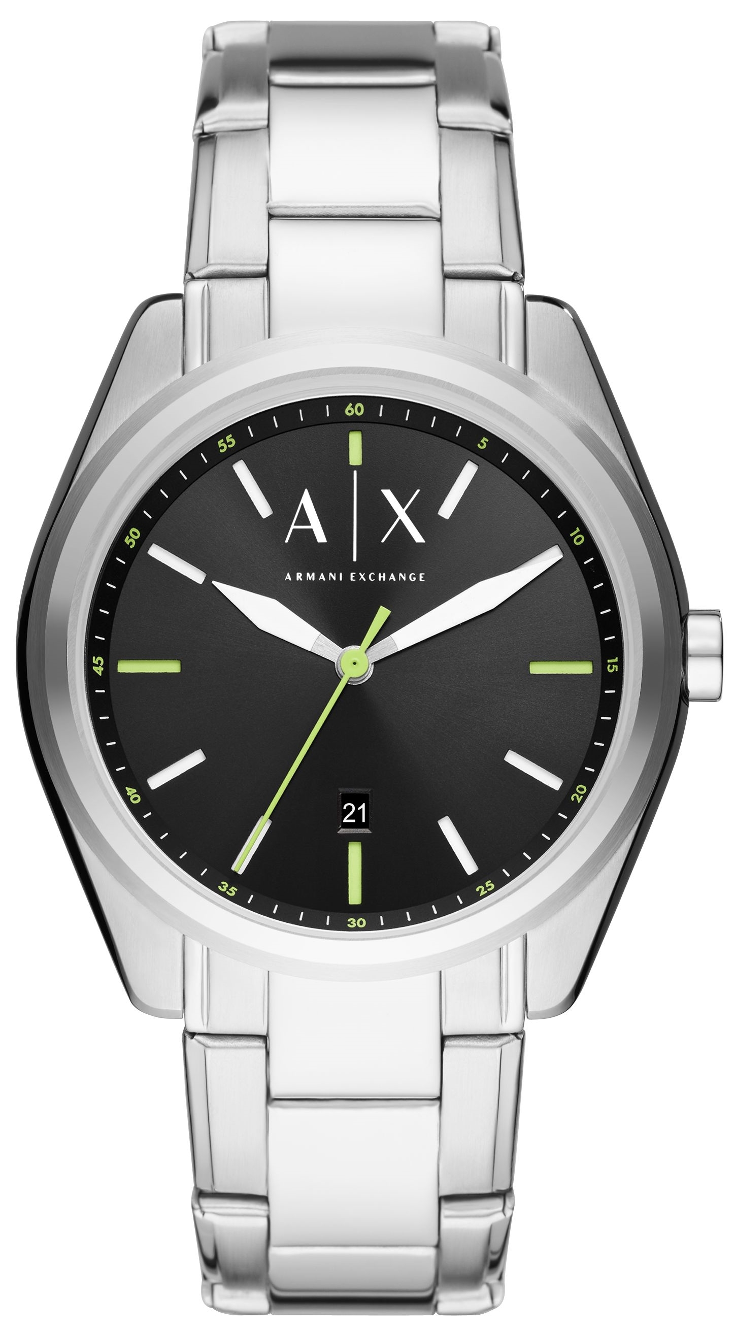 Armani Exchange Giacomo Miesten kello AX2856 Musta/Teräs Ø43 mm