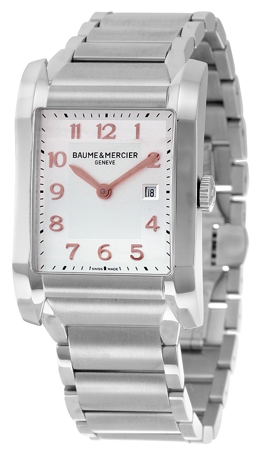 Baume & Mercier Miesten kello MOA10020 Hampton Hopea/Teräs