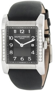 Baume & Mercier Naisten kello MOA10022 Hampton Musta/Satiini