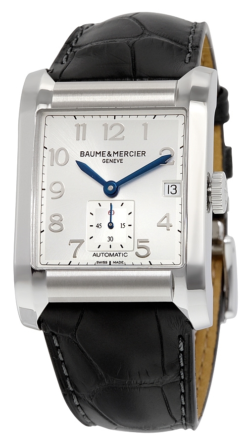 Baume & Mercier Miesten kello MOA10026 Hampton Hopea/Nahka