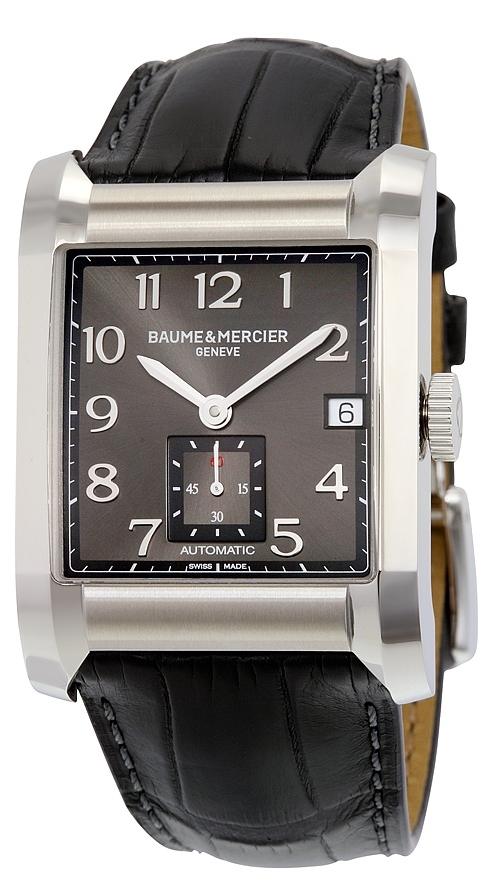 Baume & Mercier Miesten kello MOA10027 Hampton Musta/Nahka