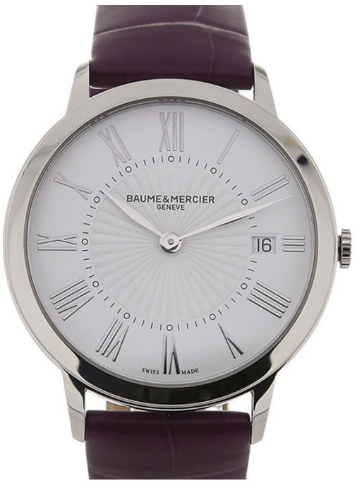 Baume & Mercier Naisten kello M0A10224 Classima Valkoinen/Nahka