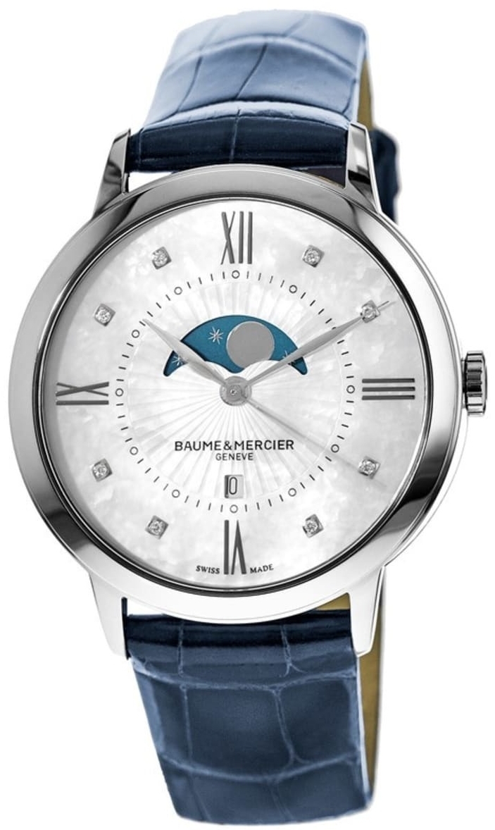 Baume & Mercier Naisten kello M0A10226 Classima Valkoinen/Nahka