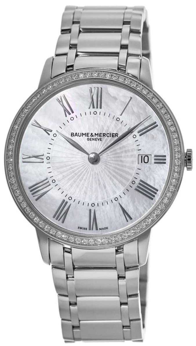 Baume & Mercier Naisten kello M0A10227 Classima Valkoinen/Teräs