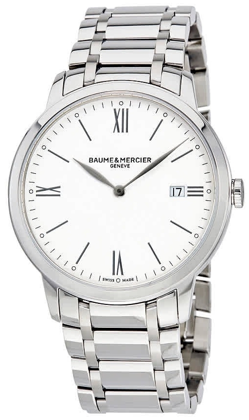 Baume & Mercier Miesten kello M0A10354 Classima Valkoinen/Teräs