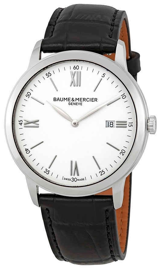 Baume & Mercier Miesten kello M0A10414 Classima Valkoinen/Nahka