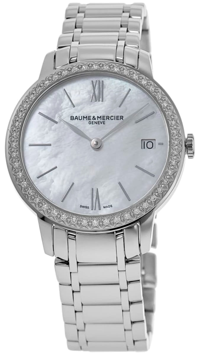 Baume & Mercier Naisten kello M0A10478 Classima Valkoinen/Teräs