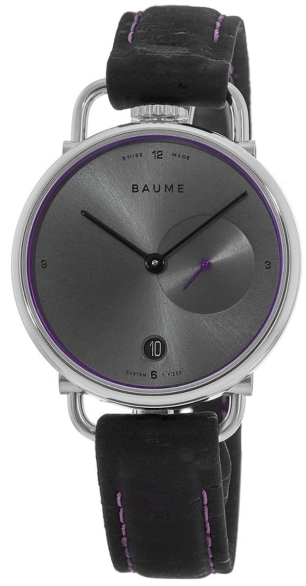 Baume & Mercier Naisten kello M0A10604 Eco-Friendly Harmaa/Nahka