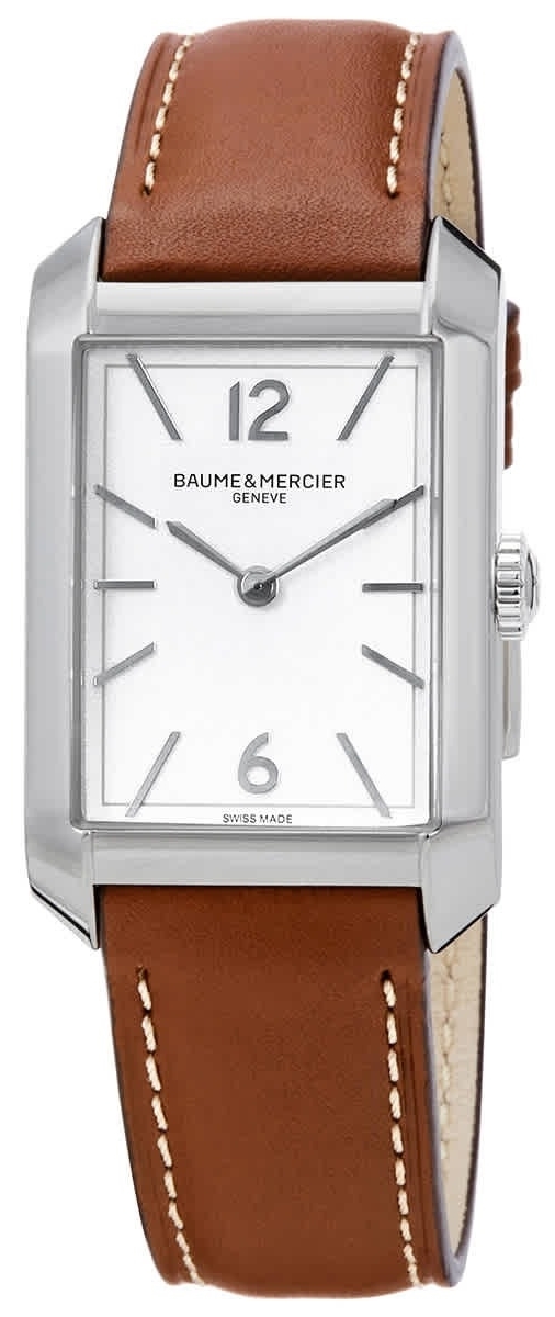 Baume & Mercier Miesten kello M0A10670 Hampton Hopea/Nahka