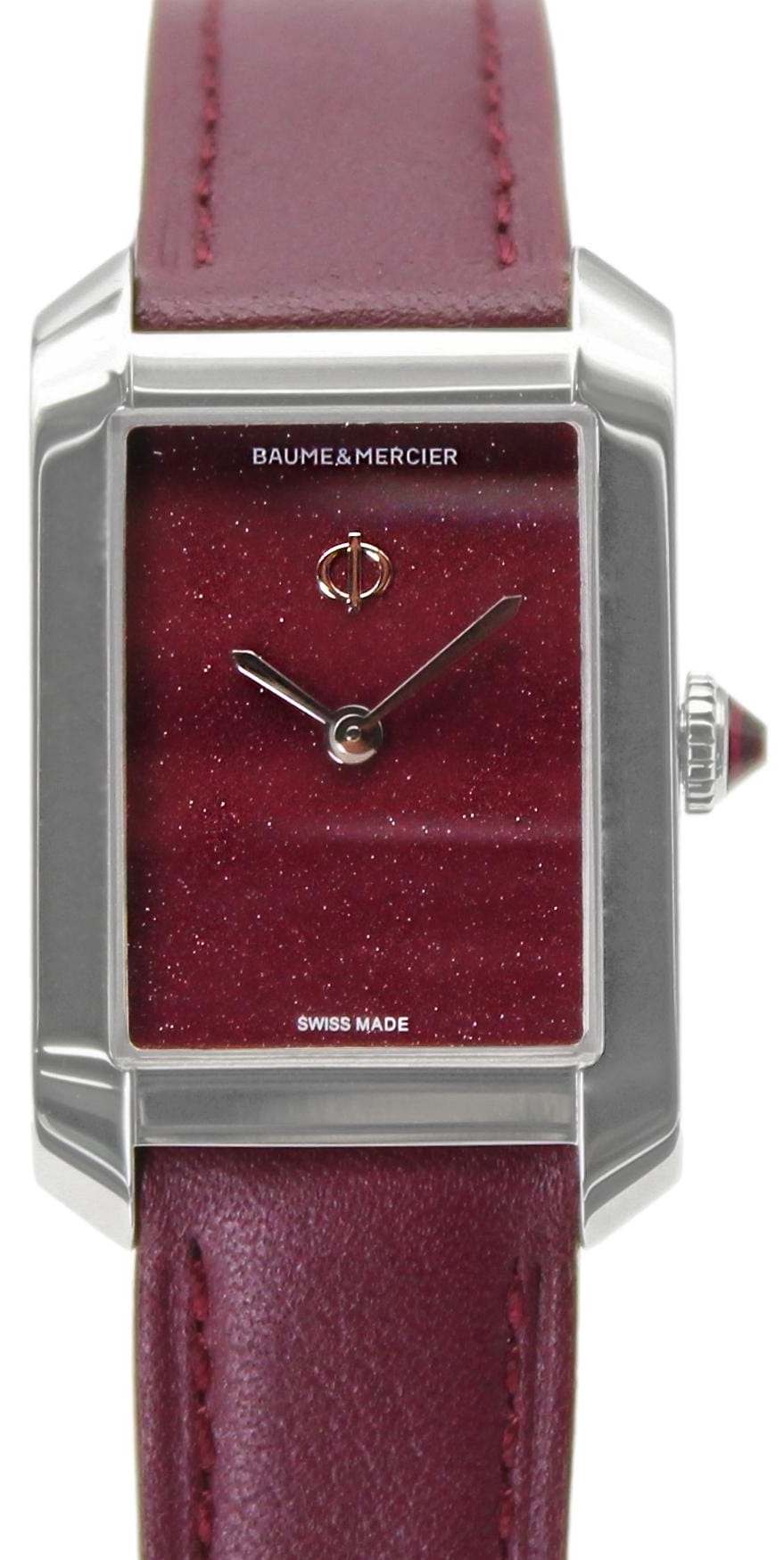 Baume & Mercier Naisten kello M0A10673 Hampton Punainen/Nahka