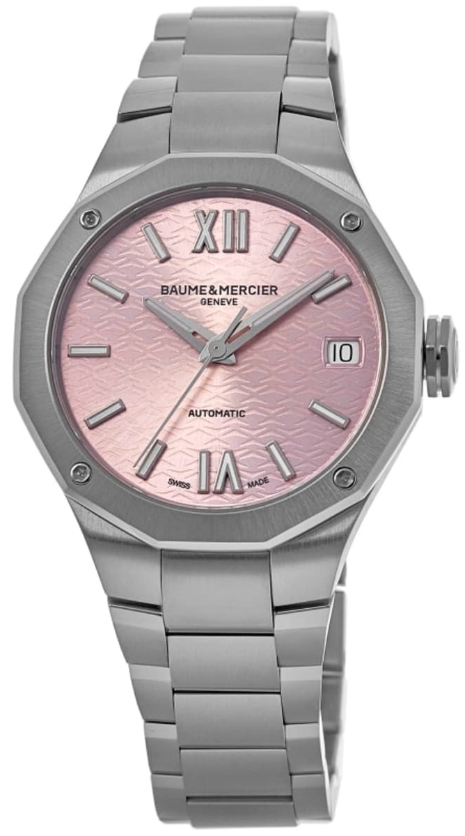 Baume & Mercier Naisten kello M0A10675 Riviera Pinkki/Teräs Ø33