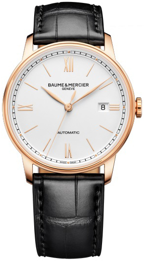 Baume & Mercier Miesten kello M0A10597 Classima Valkoinen/Nahka