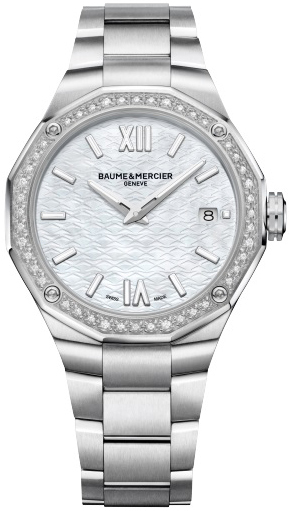 Baume & Mercier Naisten kello MOA10662 Riviera Valkoinen/Teräs