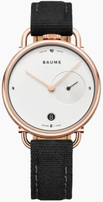 Baume & Mercier Naisten kello MOA10687 Valkoinen/Nahka Ø35 mm