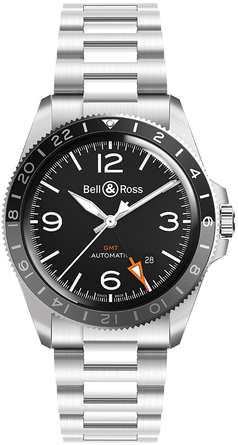 Bell & Ross Miesten kello BRV293-BL-ST/SST Vintage Musta/Teräs