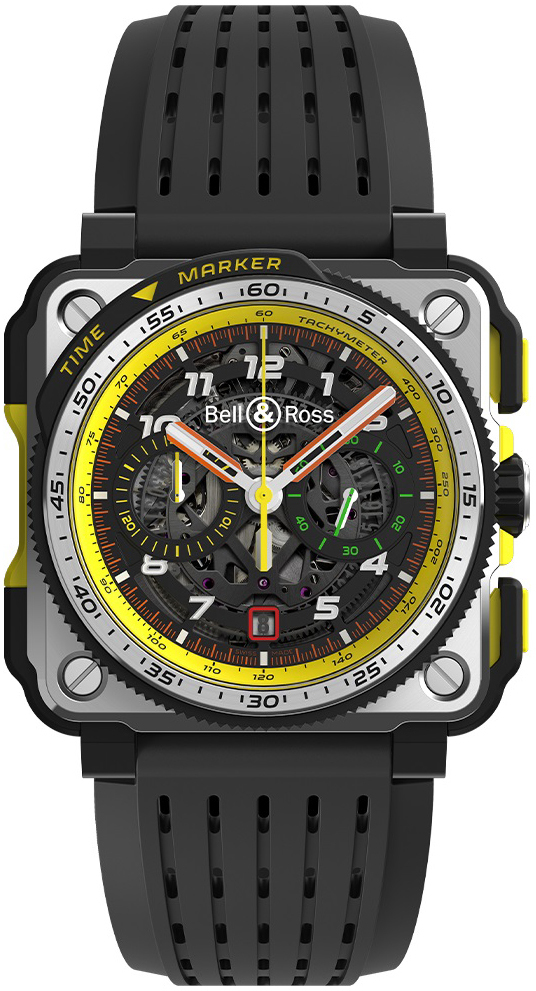 Bell & Ross Miesten kello BRX1-RS19/SRB Experimental Musta/Kumi