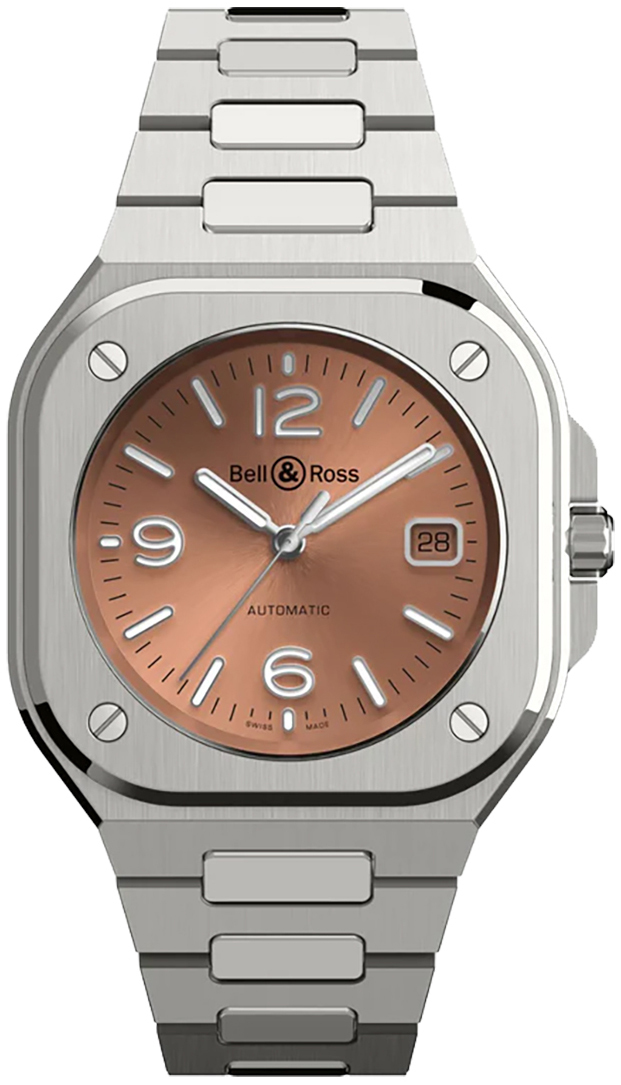 Bell & Ross Miesten kello BR05A-BR-ST/SST Br 05 Ruskea/Teräs