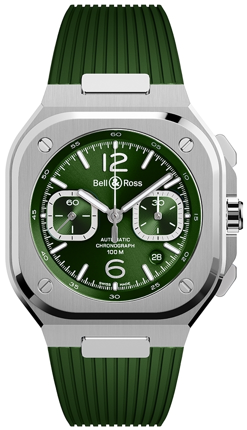 Bell & Ross Miesten kello BR05C-GN-ST/SRB BR 05 Chrono